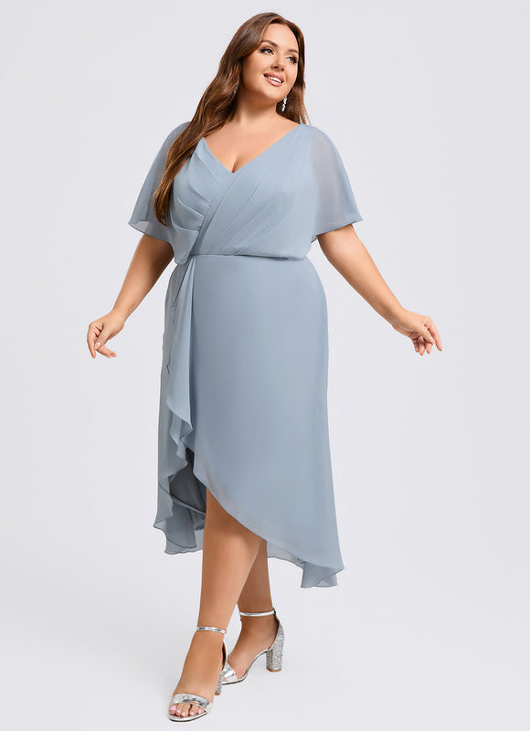 Robe Chic Mousseline Volants - gallery 7