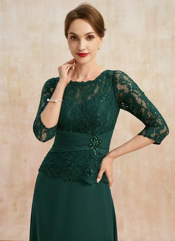 Robe Chic Vert Sombre Chic - gallery 1