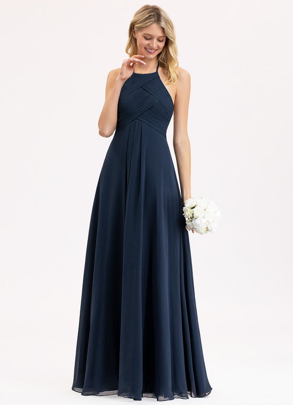 Robe Bleu Marine Chic Longue - gallery 7