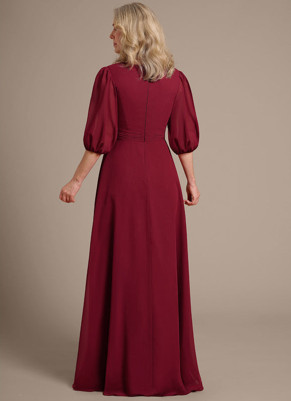 Robe Chic Mère Chic Bordeaux - gallery 6