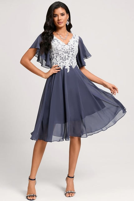 Robe Chic Aérienne Écarlate