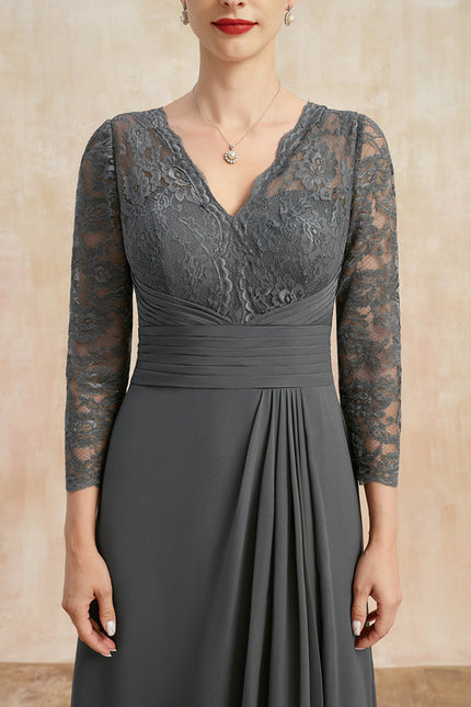 Robe Chic Gris Élégant - gallery 6