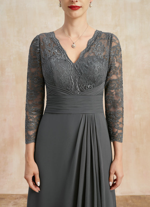 Robe Chic Gris Élégant - gallery 6