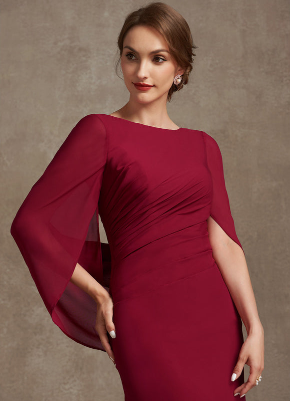 Robe Chic Mère Bordeaux - gallery 2