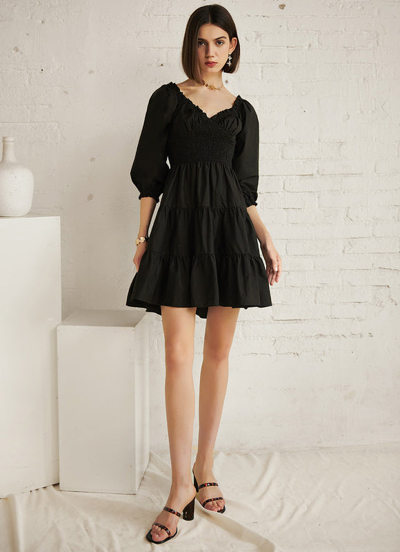 Robe Patineuse Chic Noire