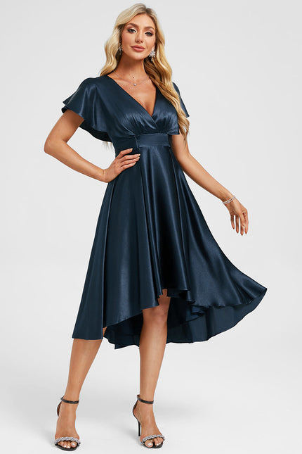 Robe Chic Cocktail Marine Élégante