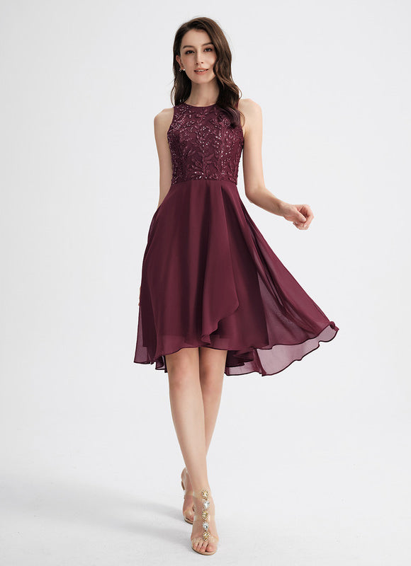 Robe Chic Rouge Velours