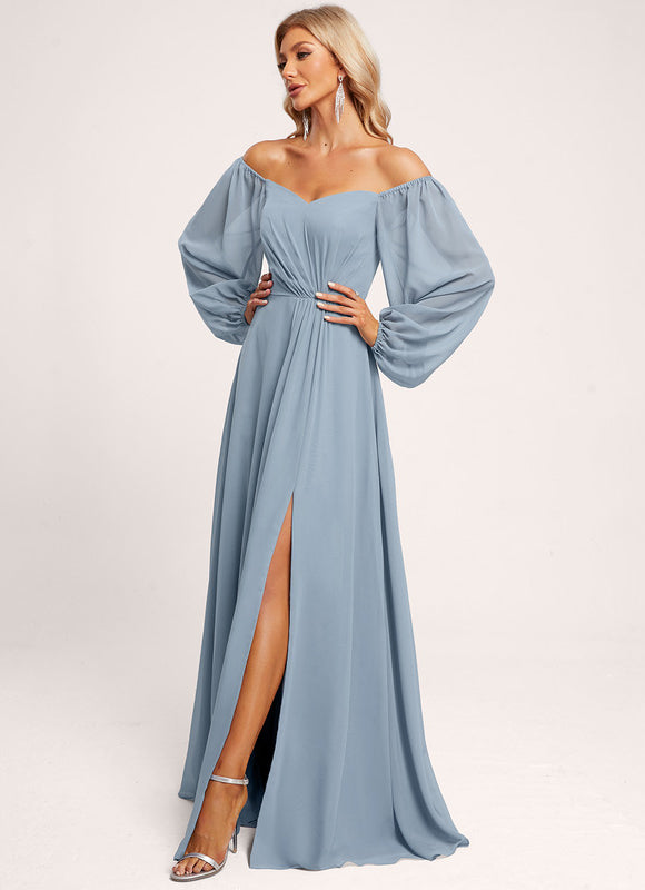 Robe Chic Rose Flottante - gallery 1