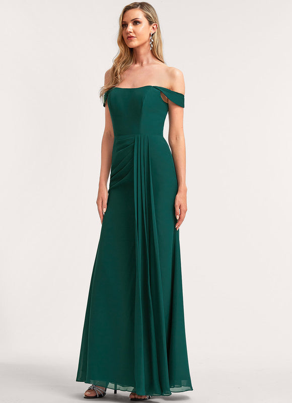 Robe Chic Mousseline Émeraude - gallery 4
