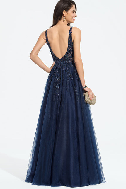 Robe Chic Glamour Tulle Étoilé - gallery 5
