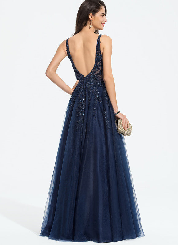 Robe Chic Glamour Tulle Étoilé - gallery 5