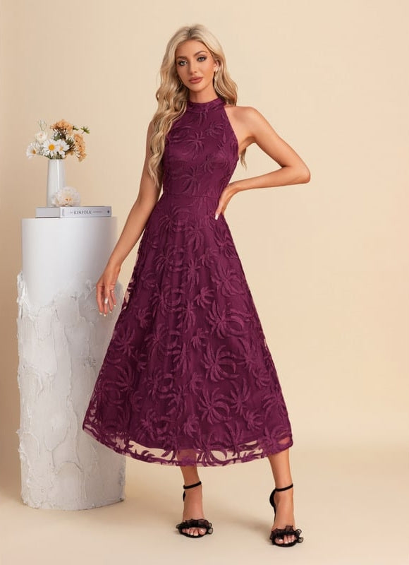 Robe Chic Mauve Florale - gallery 4