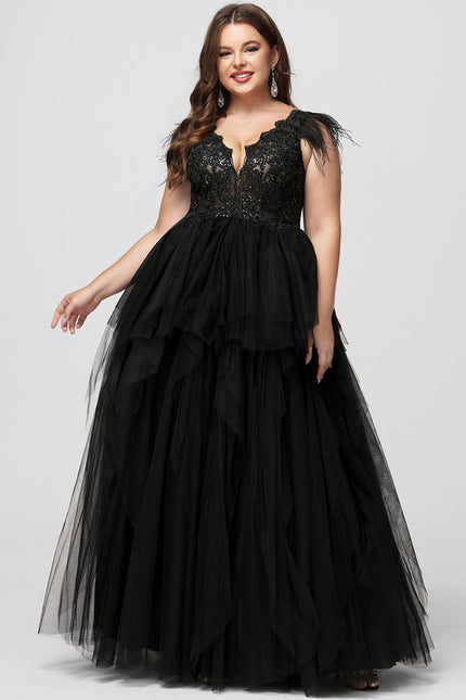 Robe De Soirée Longue Chic Noire - gallery 4