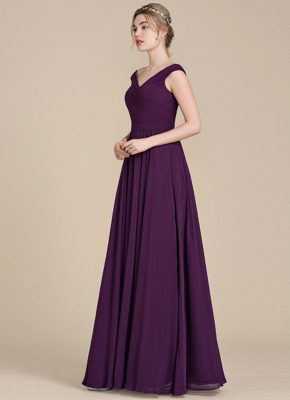Robe Chic Éventail Violet - gallery 3