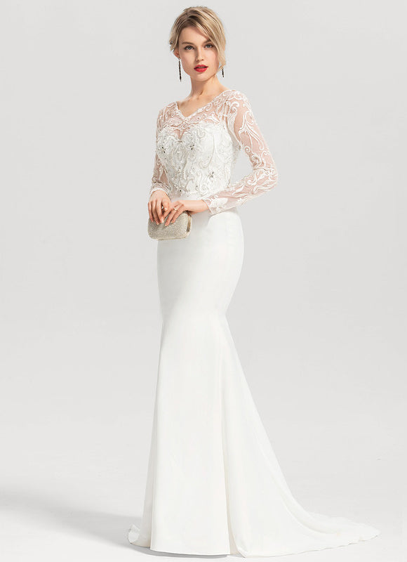 Robe Chic Sirène Dentelle - gallery 5