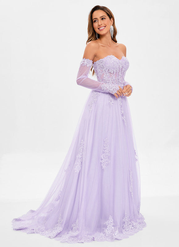 Robe Chic Événementielle Lavande - gallery 4