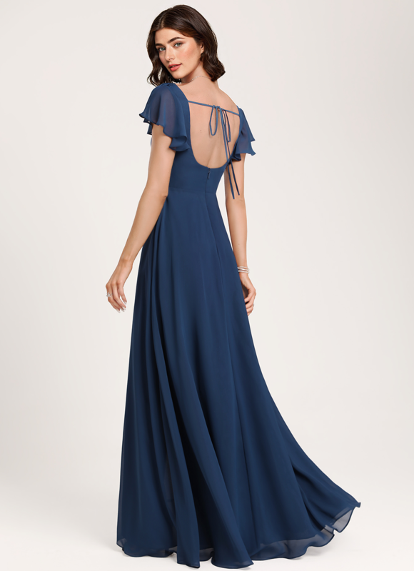 Robe Chic Longue Verte Raffinée - gallery 4