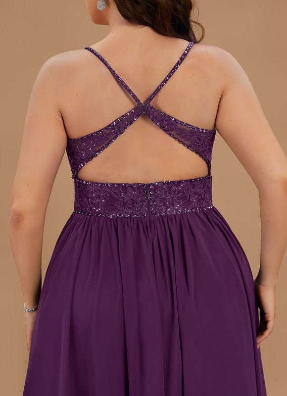 Robe Chic Élégance Pourpre - gallery 7
