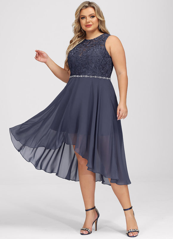 Robe Chic Élégance Verte Flottante - gallery 8