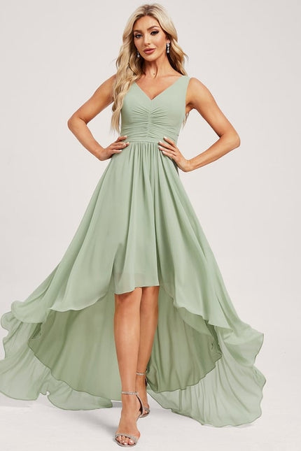 Robe Chic Mousseline Asymétrique
