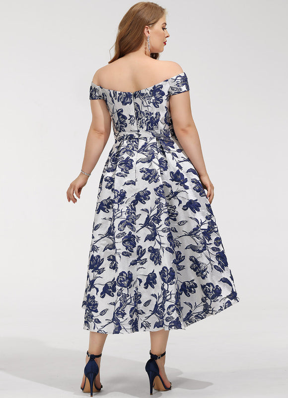 Robe Chic Fleur Satinée Élégante - gallery 7