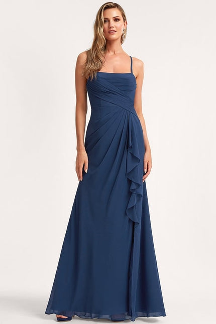Robe Chic Longue Verte Raffinée - gallery 1