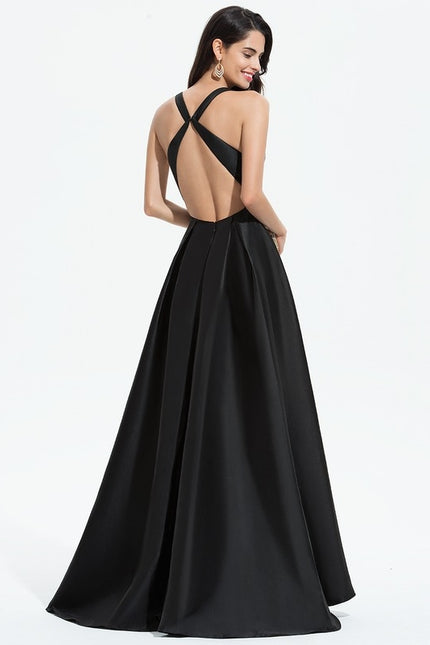 Robe Noir Brillant Chic - gallery 5