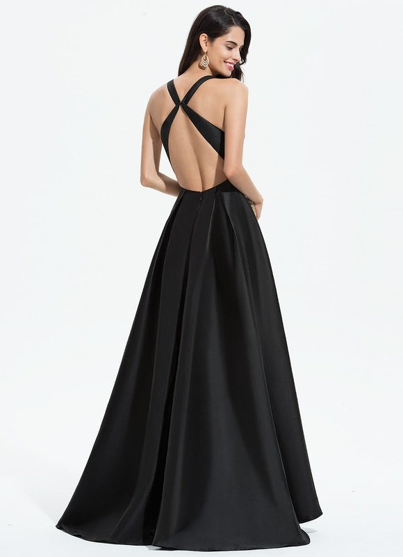 Robe Noir Brillant Chic - gallery 5