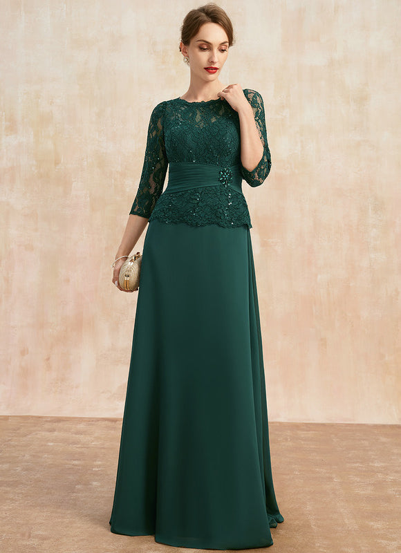 Robe Chic Vert Sombre Chic - gallery 2