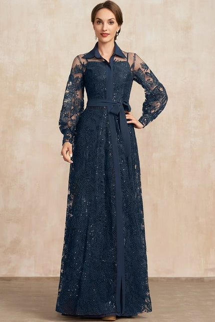 Robe Chic Velours Céleste - gallery 2