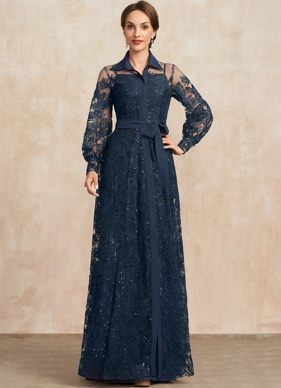 Robe Chic Velours Céleste - gallery 2