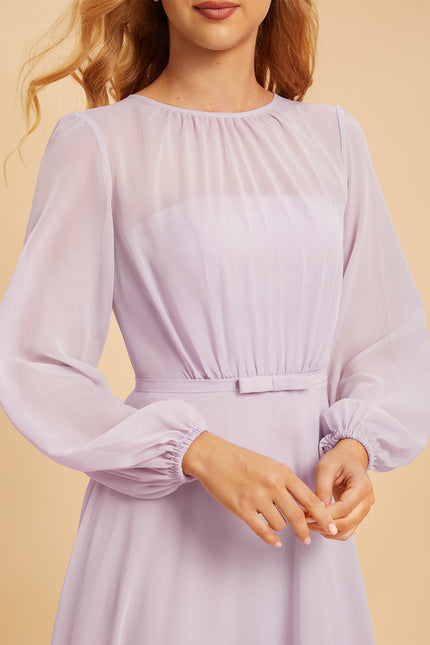 Robe Chic Lavande Flottante - gallery 3