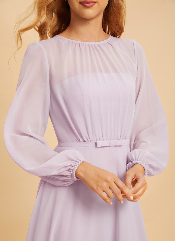 Robe Chic Lavande Flottante - gallery 3