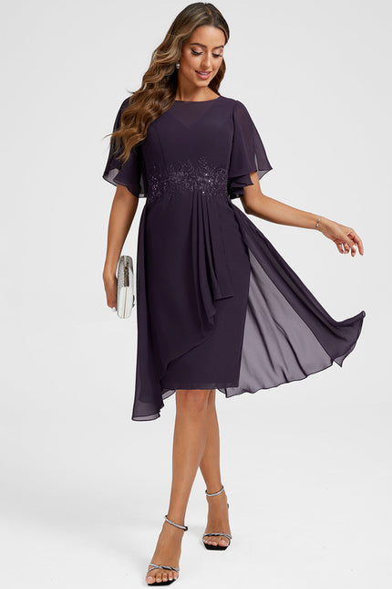 Robe Chic Mauve Fluide - gallery 1