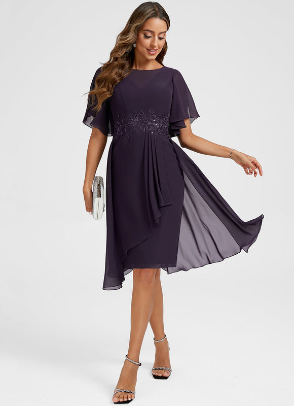 Robe Chic Mauve Fluide - gallery 1