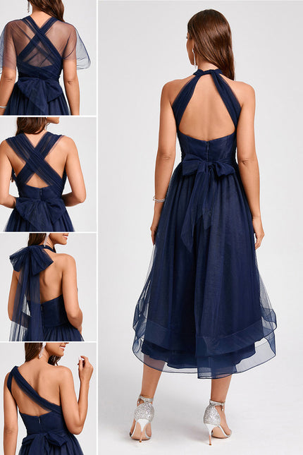 Robe Chic Drapée Moderne - gallery 1