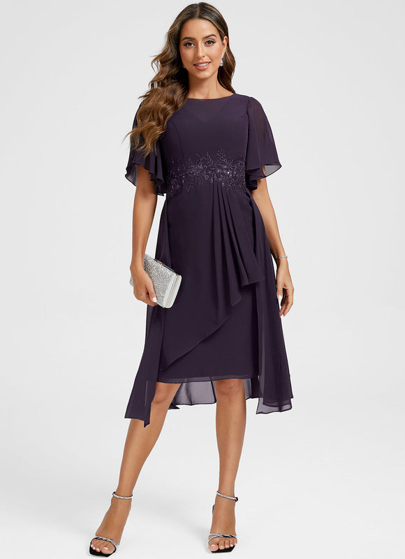Robe Chic Mauve Fluide - gallery 4