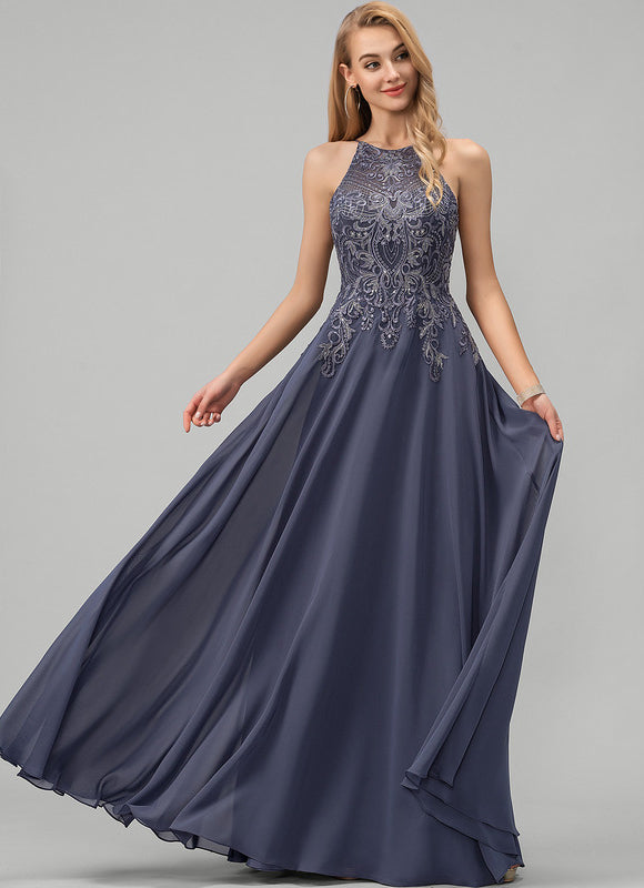 Robe Chic Aérienne Grise - gallery 1
