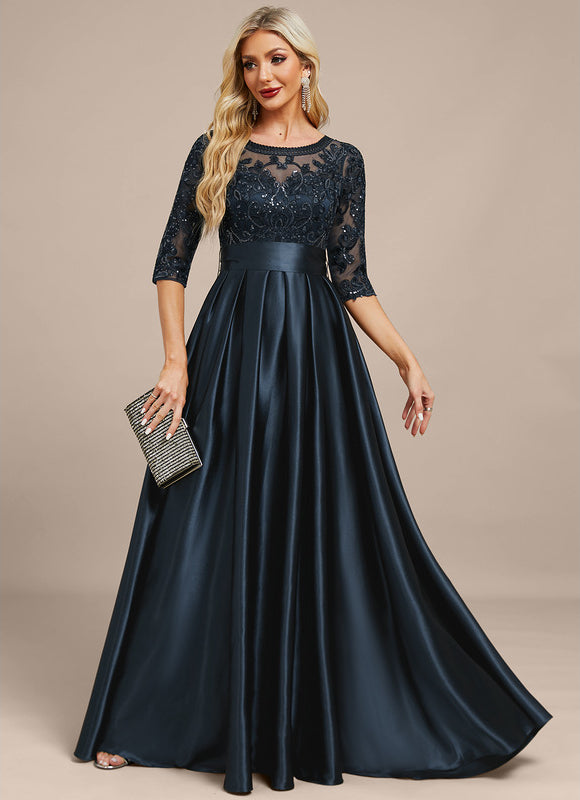 Robe Chic De Soirée Satinée - gallery 5