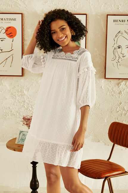 Robe Chic Courte Dentelle