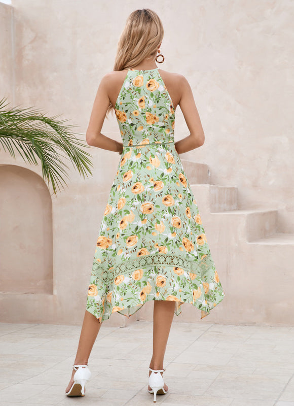 Robe Chic Trapèze Verte - gallery 2
