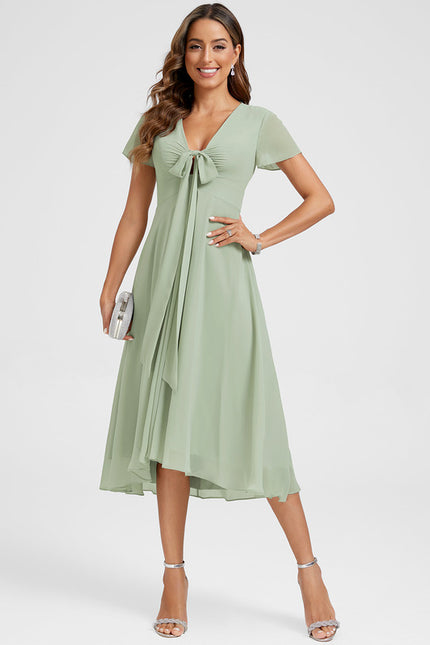 Robe Chic Fluide À Nouer - gallery 3