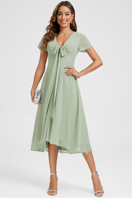 Robe Chic Fluide À Nouer - gallery 3