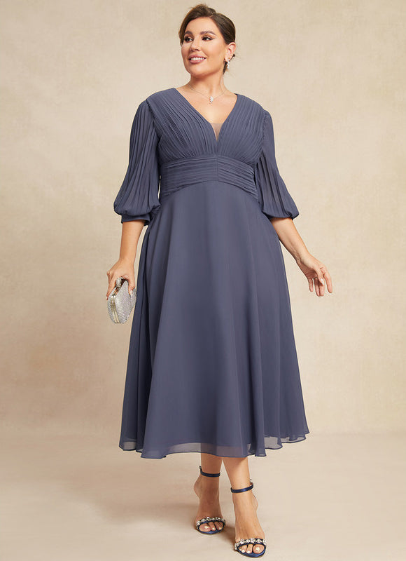 Robe Chic Chiffon Marine - gallery 8