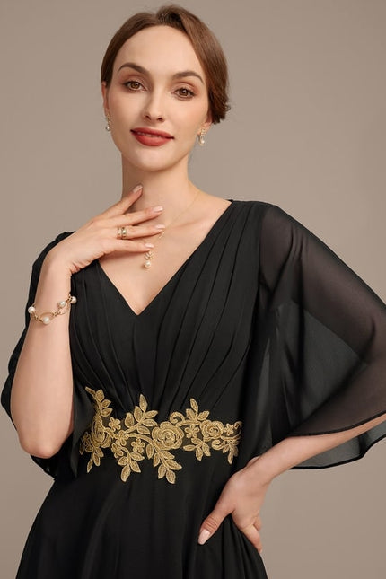 Robe Chic Marine Appliquée - gallery 1