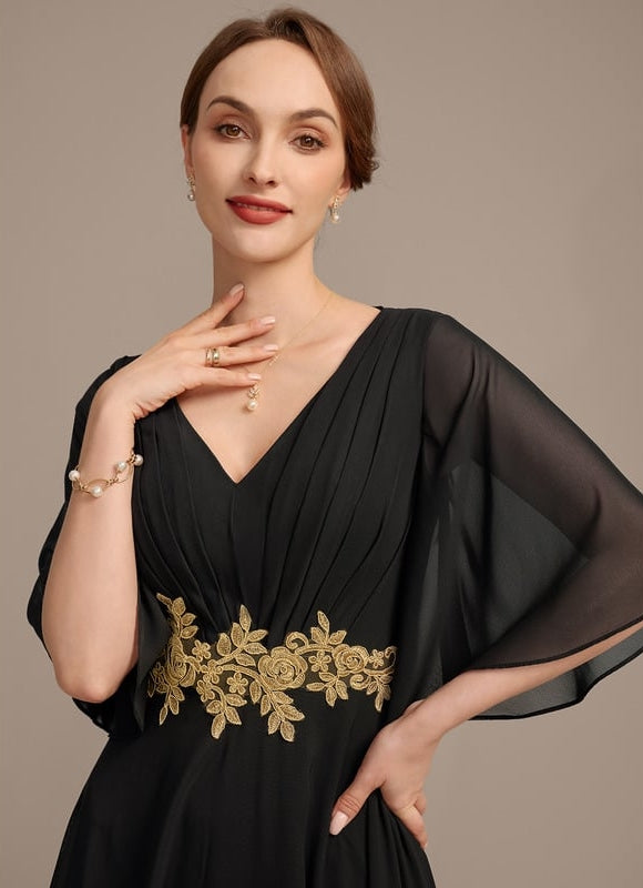Robe Chic Marine Appliquée - gallery 1