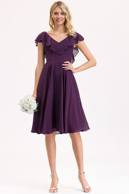 Robe Chic Bleu Élégance Flottante - gallery 2
