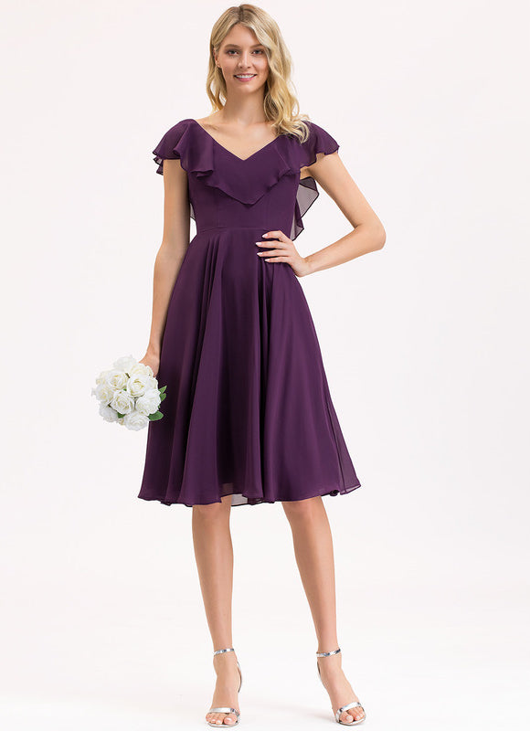 Robe Chic Bleu Élégance Flottante - gallery 2
