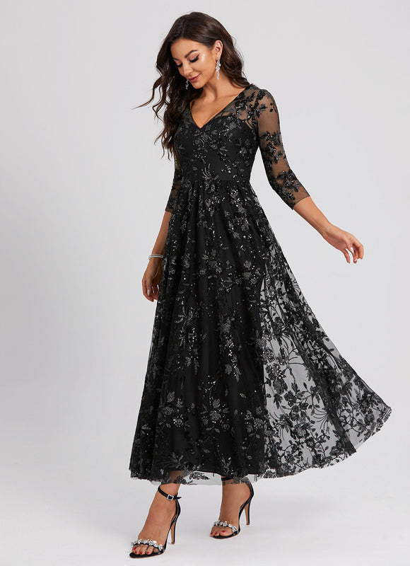 Robe Chic Chic Pailleté Vaporeuse - gallery 2