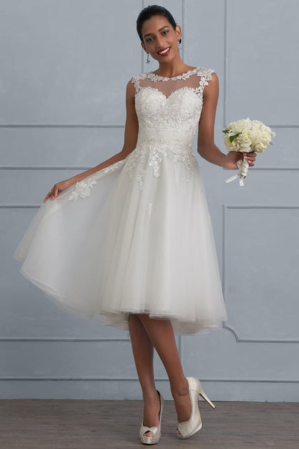 Robe Chic De Mariée Tulle Couture